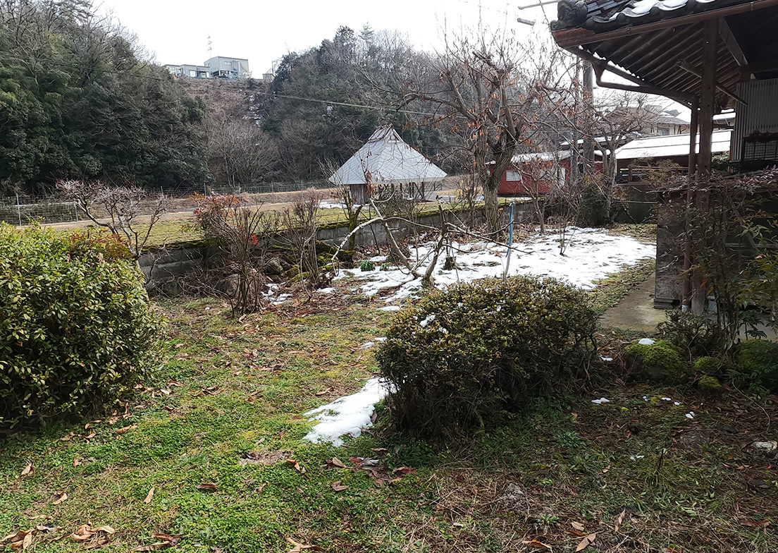 家庭菜園,日本家屋