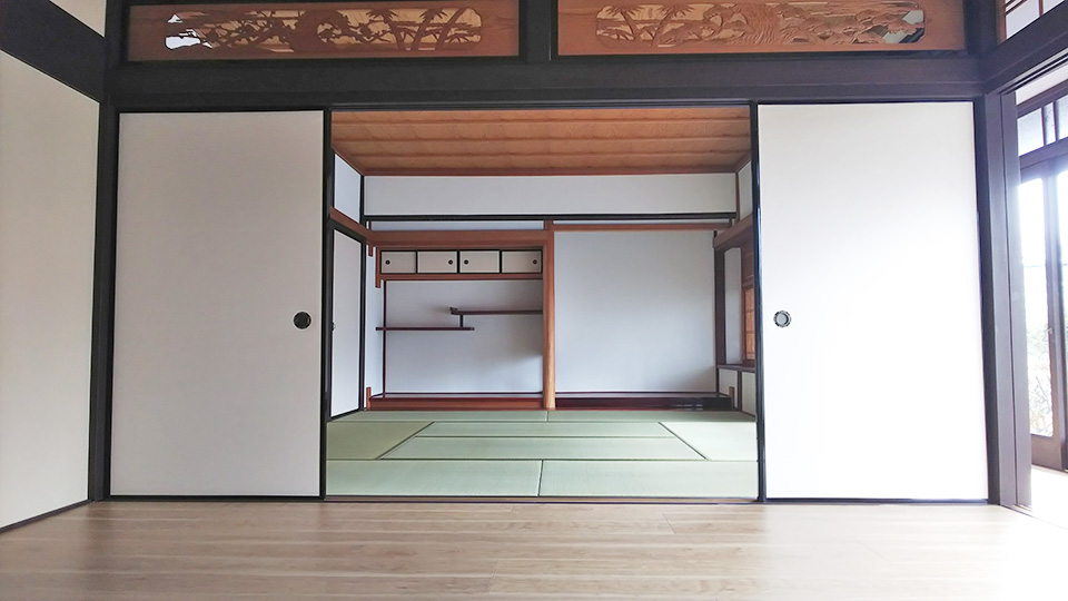 和室,和洋折衷