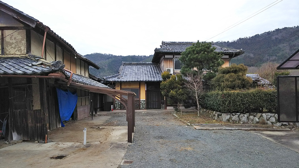 玄関前,家庭菜園,畑