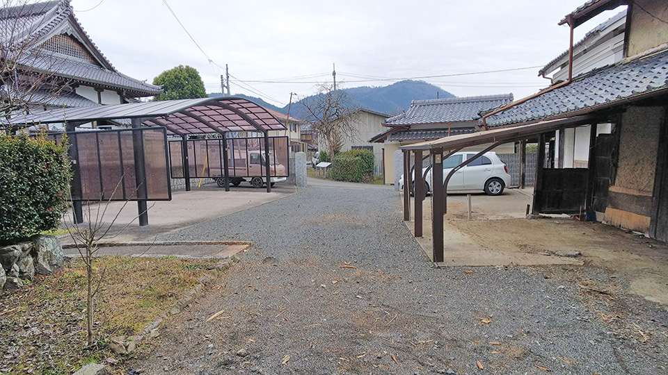 玄関前,家庭菜園,畑