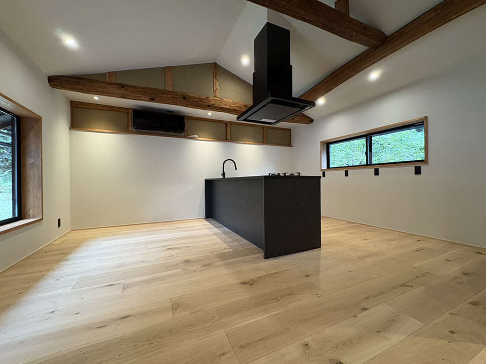 キッチン,梁,台所